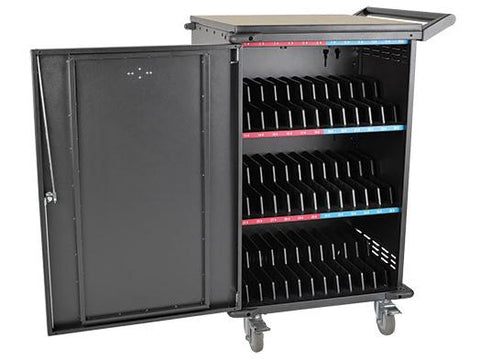 36-Port AC Charging Cart Storage Station